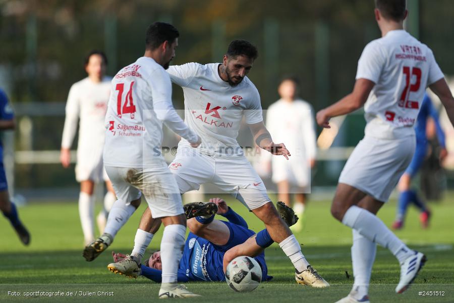 action, VAB, Sport, Schömig Digitaldruck Arena, SV Vatan Spor Aschaffenburg, Rimpar, Landesliga Nordwest, Fussball, BFV, ASV Rimpar, ASV, 19. Spieltag, 03.11.2024 - Bild-ID: 2451512