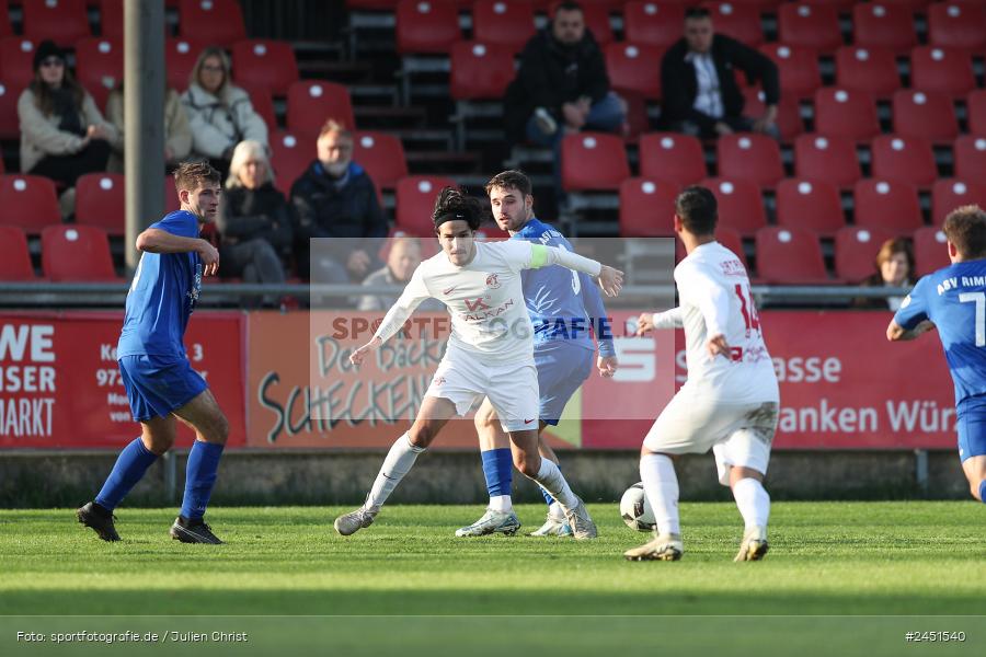 action, VAB, Sport, Schömig Digitaldruck Arena, SV Vatan Spor Aschaffenburg, Rimpar, Landesliga Nordwest, Fussball, BFV, ASV Rimpar, ASV, 19. Spieltag, 03.11.2024 - Bild-ID: 2451540