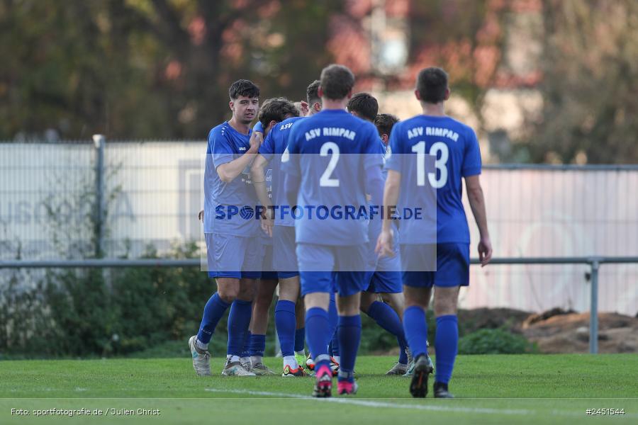 action, VAB, Sport, Schömig Digitaldruck Arena, SV Vatan Spor Aschaffenburg, Rimpar, Landesliga Nordwest, Fussball, BFV, ASV Rimpar, ASV, 19. Spieltag, 03.11.2024 - Bild-ID: 2451544