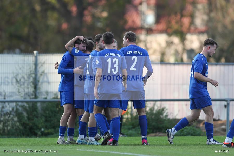 action, VAB, Sport, Schömig Digitaldruck Arena, SV Vatan Spor Aschaffenburg, Rimpar, Landesliga Nordwest, Fussball, BFV, ASV Rimpar, ASV, 19. Spieltag, 03.11.2024 - Bild-ID: 2451545