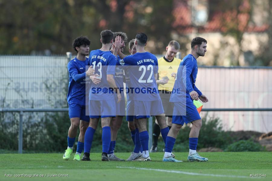 action, VAB, Sport, Schömig Digitaldruck Arena, SV Vatan Spor Aschaffenburg, Rimpar, Landesliga Nordwest, Fussball, BFV, ASV Rimpar, ASV, 19. Spieltag, 03.11.2024 - Bild-ID: 2451546