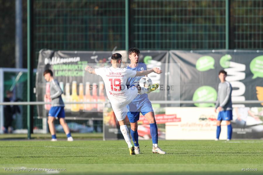 action, VAB, Sport, Schömig Digitaldruck Arena, SV Vatan Spor Aschaffenburg, Rimpar, Landesliga Nordwest, Fussball, BFV, ASV Rimpar, ASV, 19. Spieltag, 03.11.2024 - Bild-ID: 2451603