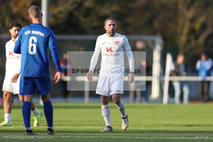 action, VAB, Sport, Schömig Digitaldruck Arena, SV Vatan Spor Aschaffenburg, Rimpar, Landesliga Nordwest, Fussball, BFV, ASV Rimpar, ASV, 19. Spieltag, 03.11.2024 - Bild-ID: 2451635