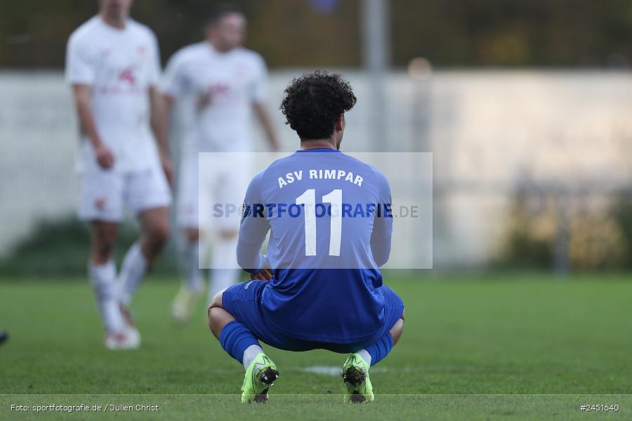 action, VAB, Sport, Schömig Digitaldruck Arena, SV Vatan Spor Aschaffenburg, Rimpar, Landesliga Nordwest, Fussball, BFV, ASV Rimpar, ASV, 19. Spieltag, 03.11.2024 - Bild-ID: 2451640