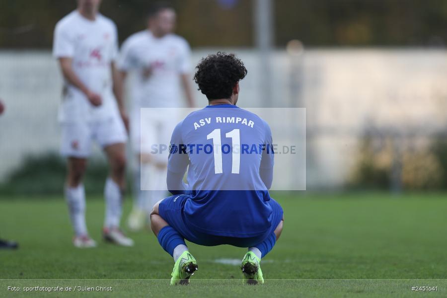 action, VAB, Sport, Schömig Digitaldruck Arena, SV Vatan Spor Aschaffenburg, Rimpar, Landesliga Nordwest, Fussball, BFV, ASV Rimpar, ASV, 19. Spieltag, 03.11.2024 - Bild-ID: 2451641