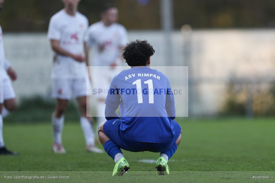 action, VAB, Sport, Schömig Digitaldruck Arena, SV Vatan Spor Aschaffenburg, Rimpar, Landesliga Nordwest, Fussball, BFV, ASV Rimpar, ASV, 19. Spieltag, 03.11.2024 - Bild-ID: 2451642