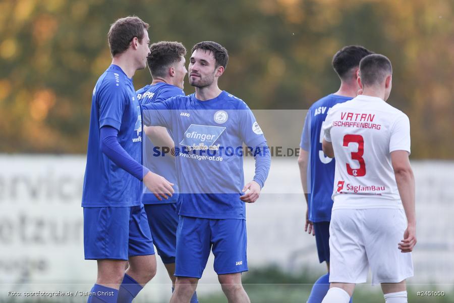 action, VAB, Sport, Schömig Digitaldruck Arena, SV Vatan Spor Aschaffenburg, Rimpar, Landesliga Nordwest, Fussball, BFV, ASV Rimpar, ASV, 19. Spieltag, 03.11.2024 - Bild-ID: 2451650