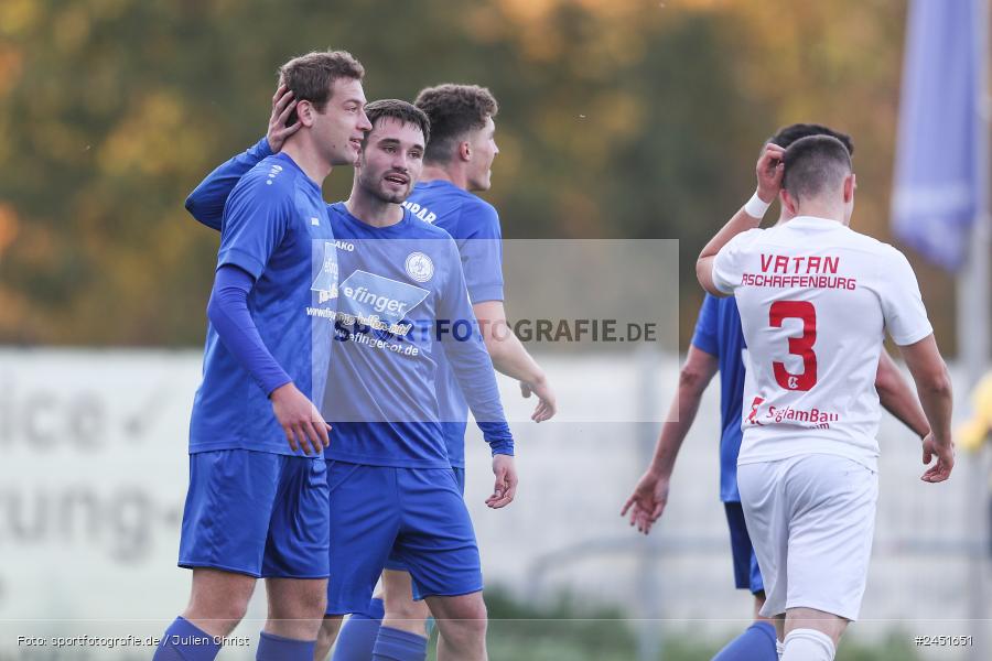 action, VAB, Sport, Schömig Digitaldruck Arena, SV Vatan Spor Aschaffenburg, Rimpar, Landesliga Nordwest, Fussball, BFV, ASV Rimpar, ASV, 19. Spieltag, 03.11.2024 - Bild-ID: 2451651