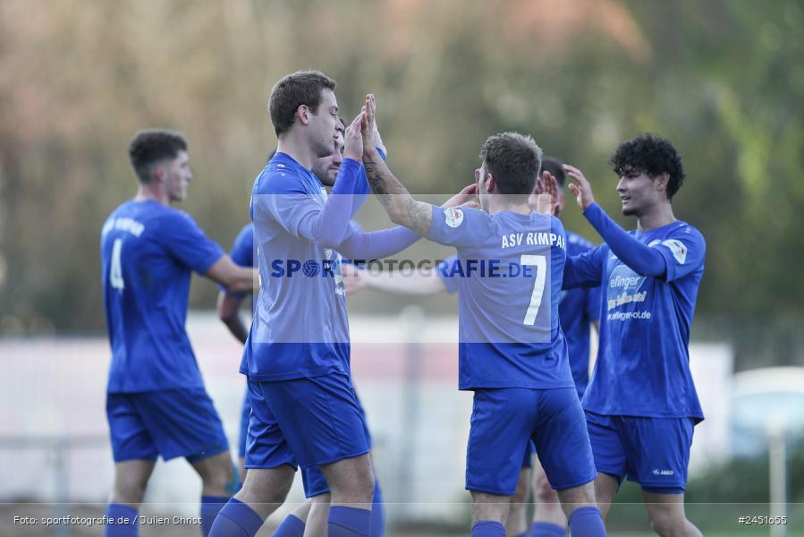 action, VAB, Sport, Schömig Digitaldruck Arena, SV Vatan Spor Aschaffenburg, Rimpar, Landesliga Nordwest, Fussball, BFV, ASV Rimpar, ASV, 19. Spieltag, 03.11.2024 - Bild-ID: 2451655