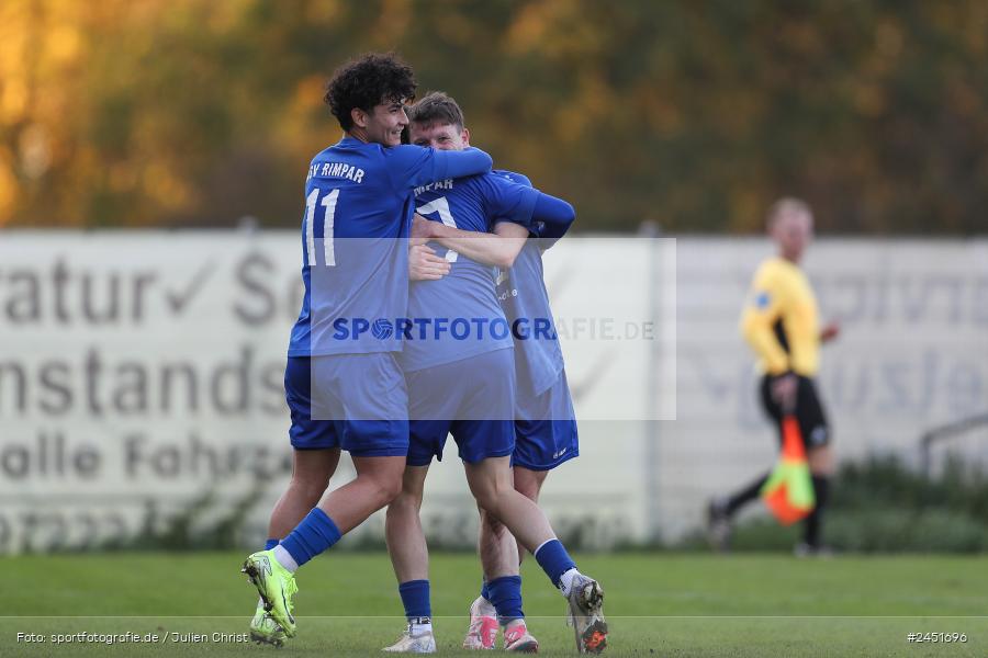 action, VAB, Sport, Schömig Digitaldruck Arena, SV Vatan Spor Aschaffenburg, Rimpar, Landesliga Nordwest, Fussball, BFV, ASV Rimpar, ASV, 19. Spieltag, 03.11.2024 - Bild-ID: 2451696