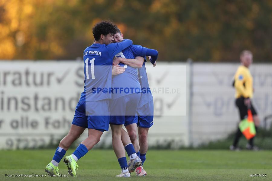 action, VAB, Sport, Schömig Digitaldruck Arena, SV Vatan Spor Aschaffenburg, Rimpar, Landesliga Nordwest, Fussball, BFV, ASV Rimpar, ASV, 19. Spieltag, 03.11.2024 - Bild-ID: 2451697