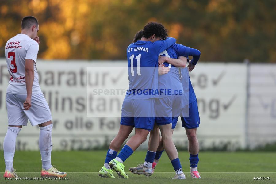 action, VAB, Sport, Schömig Digitaldruck Arena, SV Vatan Spor Aschaffenburg, Rimpar, Landesliga Nordwest, Fussball, BFV, ASV Rimpar, ASV, 19. Spieltag, 03.11.2024 - Bild-ID: 2451698