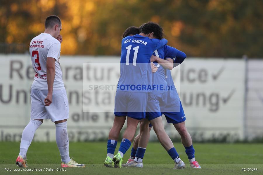 action, VAB, Sport, Schömig Digitaldruck Arena, SV Vatan Spor Aschaffenburg, Rimpar, Landesliga Nordwest, Fussball, BFV, ASV Rimpar, ASV, 19. Spieltag, 03.11.2024 - Bild-ID: 2451699