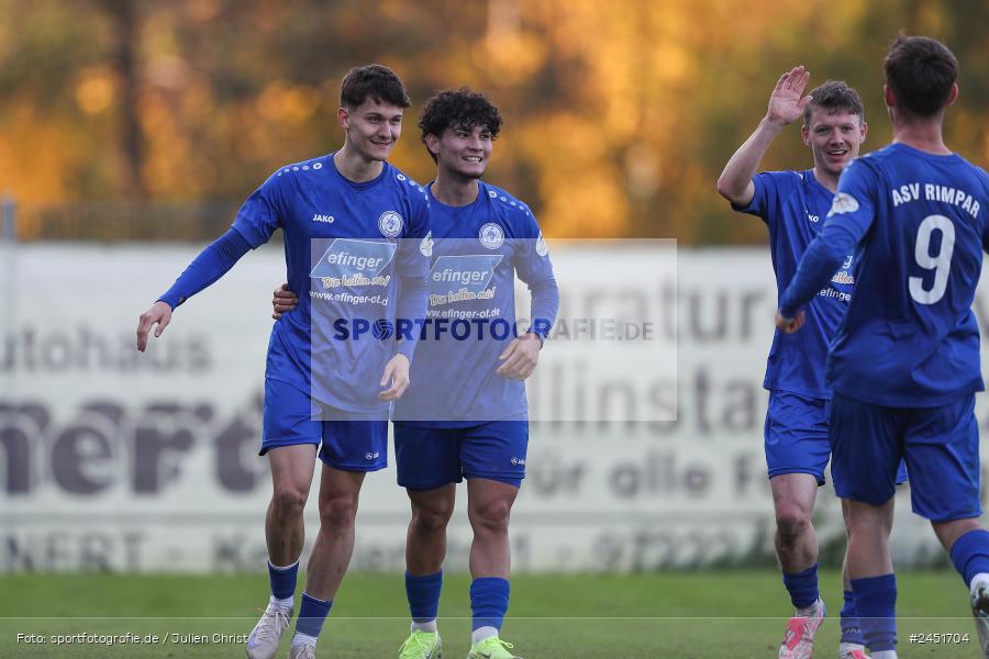 action, VAB, Sport, Schömig Digitaldruck Arena, SV Vatan Spor Aschaffenburg, Rimpar, Landesliga Nordwest, Fussball, BFV, ASV Rimpar, ASV, 19. Spieltag, 03.11.2024 - Bild-ID: 2451704