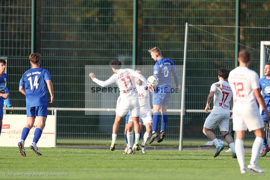 action, VAB, Sport, Schömig Digitaldruck Arena, SV Vatan Spor Aschaffenburg, Rimpar, Landesliga Nordwest, Fussball, BFV, ASV Rimpar, ASV, 19. Spieltag, 03.11.2024 - Bild-ID: 2451710