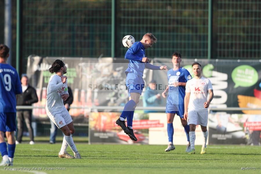 action, VAB, Sport, Schömig Digitaldruck Arena, SV Vatan Spor Aschaffenburg, Rimpar, Landesliga Nordwest, Fussball, BFV, ASV Rimpar, ASV, 19. Spieltag, 03.11.2024 - Bild-ID: 2451712