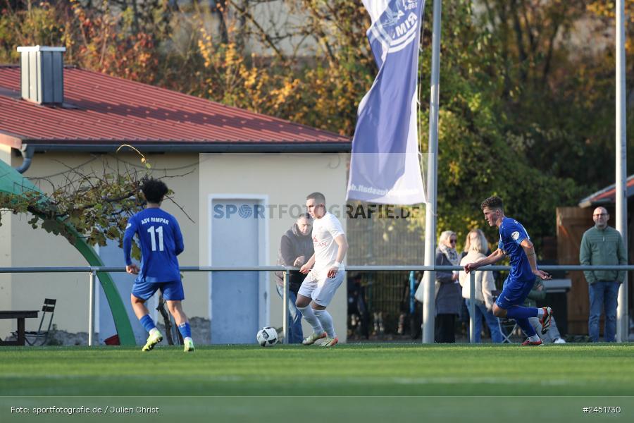 action, VAB, Sport, Schömig Digitaldruck Arena, SV Vatan Spor Aschaffenburg, Rimpar, Landesliga Nordwest, Fussball, BFV, ASV Rimpar, ASV, 19. Spieltag, 03.11.2024 - Bild-ID: 2451730