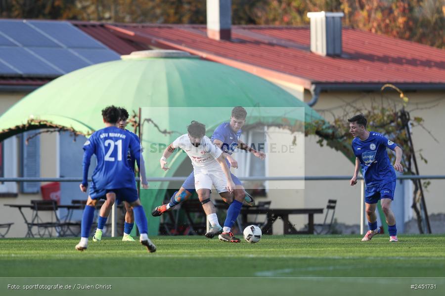 action, VAB, Sport, Schömig Digitaldruck Arena, SV Vatan Spor Aschaffenburg, Rimpar, Landesliga Nordwest, Fussball, BFV, ASV Rimpar, ASV, 19. Spieltag, 03.11.2024 - Bild-ID: 2451731