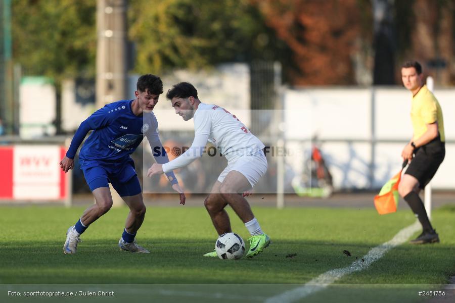 action, VAB, Sport, Schömig Digitaldruck Arena, SV Vatan Spor Aschaffenburg, Rimpar, Landesliga Nordwest, Fussball, BFV, ASV Rimpar, ASV, 19. Spieltag, 03.11.2024 - Bild-ID: 2451756