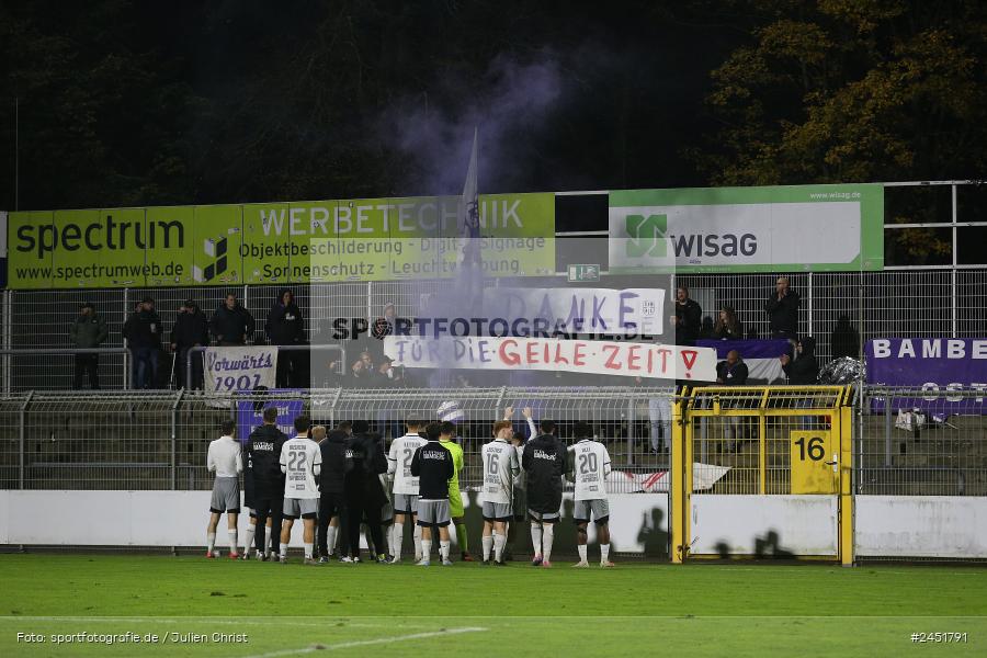 Stadion am Schönbusch, Aschaffenburg, 05.11.2024, sport, action, Fussball, BFV, 13. Spieltag, Regionalliga Bayern, FCE, SVA, FC Eintracht Bamberg, SV Viktoria Aschaffenburg - Bild-ID: 2451791