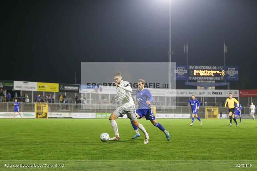 Stadion am Schönbusch, Aschaffenburg, 05.11.2024, sport, action, Fussball, BFV, 13. Spieltag, Regionalliga Bayern, FCE, SVA, FC Eintracht Bamberg, SV Viktoria Aschaffenburg - Bild-ID: 2451849