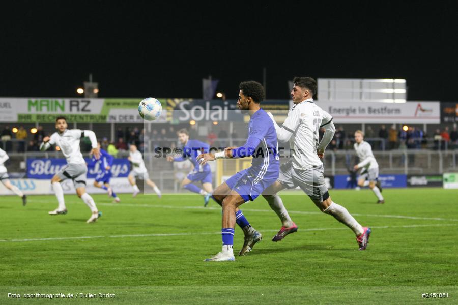 Stadion am Schönbusch, Aschaffenburg, 05.11.2024, sport, action, Fussball, BFV, 13. Spieltag, Regionalliga Bayern, FCE, SVA, FC Eintracht Bamberg, SV Viktoria Aschaffenburg - Bild-ID: 2451851