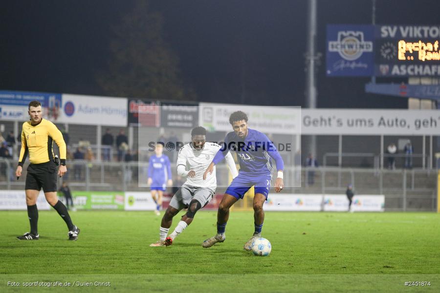 Stadion am Schönbusch, Aschaffenburg, 05.11.2024, sport, action, Fussball, BFV, 13. Spieltag, Regionalliga Bayern, FCE, SVA, FC Eintracht Bamberg, SV Viktoria Aschaffenburg - Bild-ID: 2451874 Stadion am Schönbusch, Aschaffenburg, 05.11.2024, sport, action, Fussball, BFV, 13. Spieltag, Regionalliga Bayern, FCE, SVA, FC Eintracht Bamberg, SV Viktoria Aschaffenburg - Bild-ID: 2451874