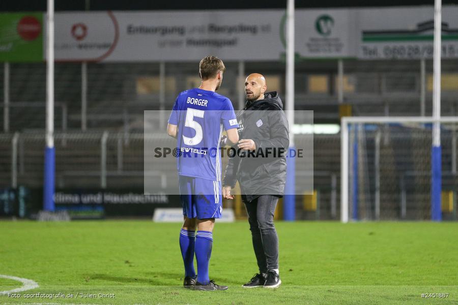 Stadion am Schönbusch, Aschaffenburg, 05.11.2024, sport, action, Fussball, BFV, 13. Spieltag, Regionalliga Bayern, FCE, SVA, FC Eintracht Bamberg, SV Viktoria Aschaffenburg - Bild-ID: 2451887