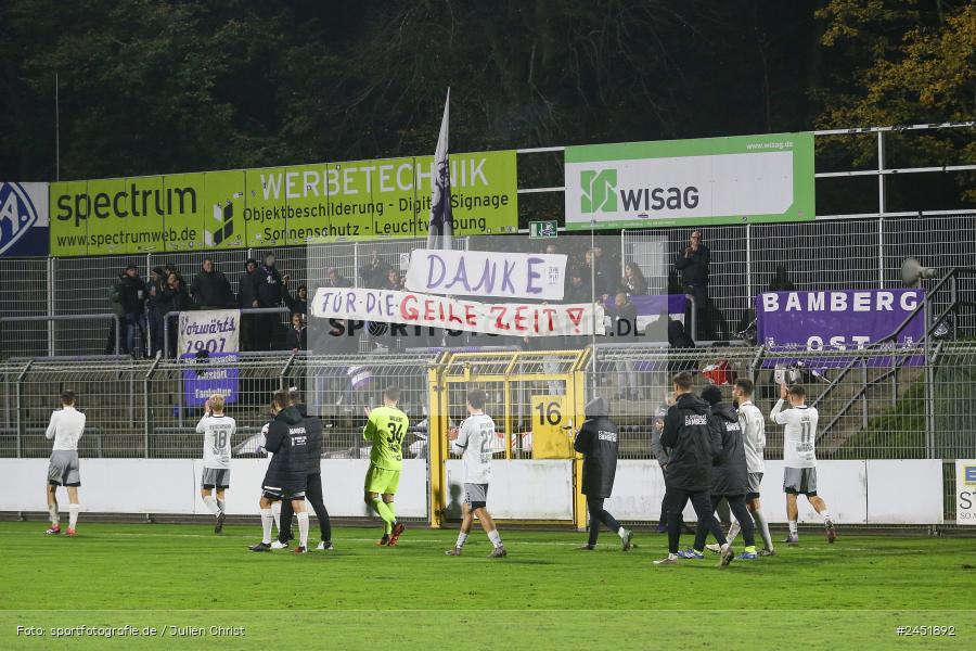 Stadion am Schönbusch, Aschaffenburg, 05.11.2024, sport, action, Fussball, BFV, 13. Spieltag, Regionalliga Bayern, FCE, SVA, FC Eintracht Bamberg, SV Viktoria Aschaffenburg - Bild-ID: 2451892