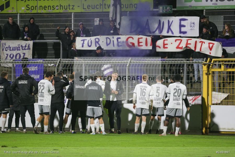 Stadion am Schönbusch, Aschaffenburg, 05.11.2024, sport, action, Fussball, BFV, 13. Spieltag, Regionalliga Bayern, FCE, SVA, FC Eintracht Bamberg, SV Viktoria Aschaffenburg - Bild-ID: 2451897