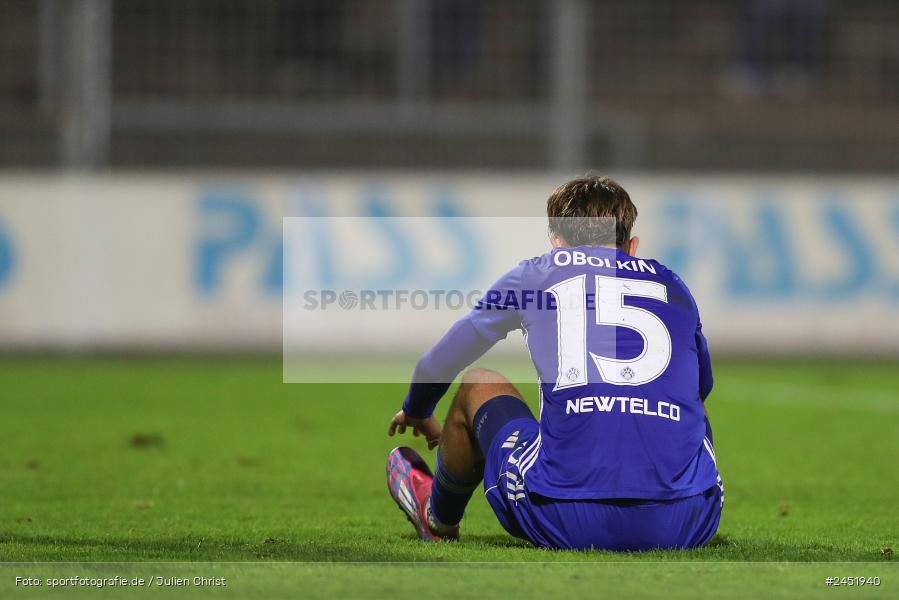 Stadion am Schönbusch, Aschaffenburg, 05.11.2024, sport, action, Fussball, BFV, 13. Spieltag, Regionalliga Bayern, FCE, SVA, FC Eintracht Bamberg, SV Viktoria Aschaffenburg - Bild-ID: 2451940