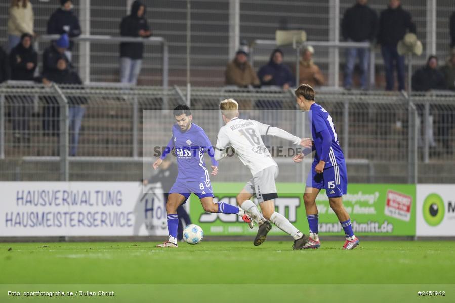 Stadion am Schönbusch, Aschaffenburg, 05.11.2024, sport, action, Fussball, BFV, 13. Spieltag, Regionalliga Bayern, FCE, SVA, FC Eintracht Bamberg, SV Viktoria Aschaffenburg - Bild-ID: 2451942