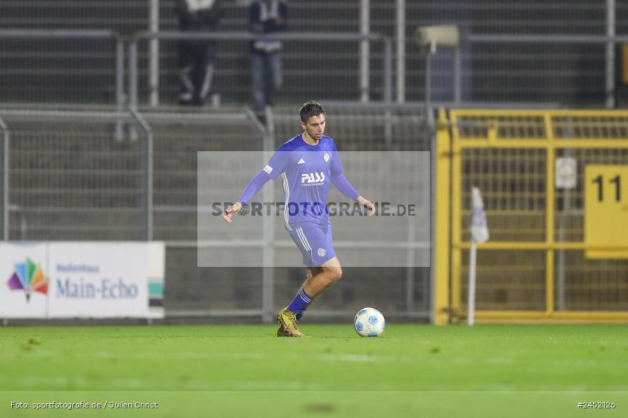 Stadion am Schönbusch, Aschaffenburg, 05.11.2024, sport, action, Fussball, BFV, 13. Spieltag, Regionalliga Bayern, FCE, SVA, FC Eintracht Bamberg, SV Viktoria Aschaffenburg - Bild-ID: 2452126