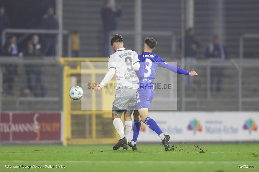 Stadion am Schönbusch, Aschaffenburg, 05.11.2024, sport, action, Fussball, BFV, 13. Spieltag, Regionalliga Bayern, FCE, SVA, FC Eintracht Bamberg, SV Viktoria Aschaffenburg - Bild-ID: 2452144
