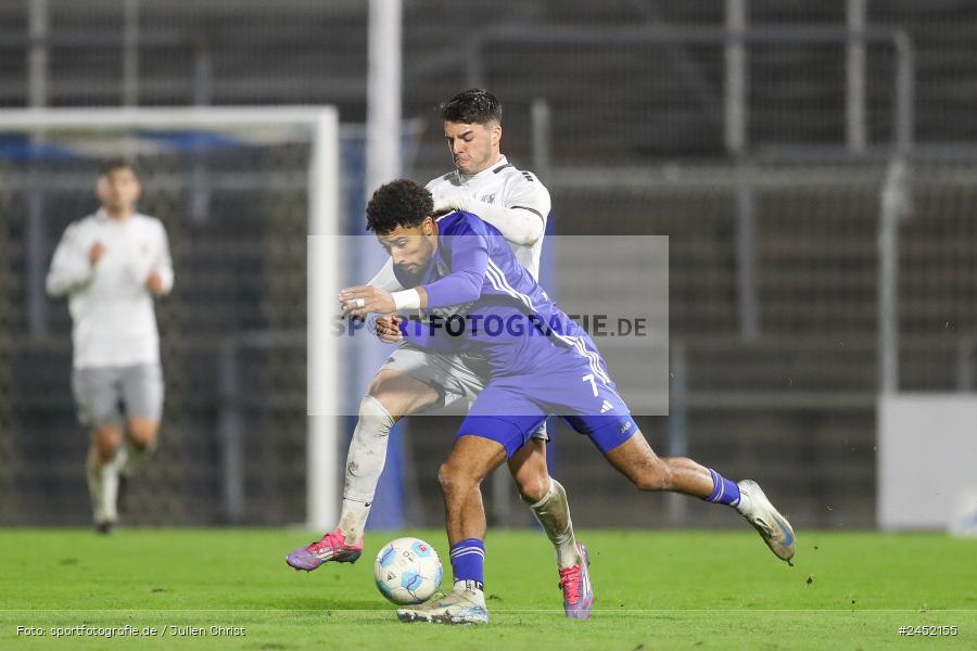 Stadion am Schönbusch, Aschaffenburg, 05.11.2024, sport, action, Fussball, BFV, 13. Spieltag, Regionalliga Bayern, FCE, SVA, FC Eintracht Bamberg, SV Viktoria Aschaffenburg - Bild-ID: 2452155