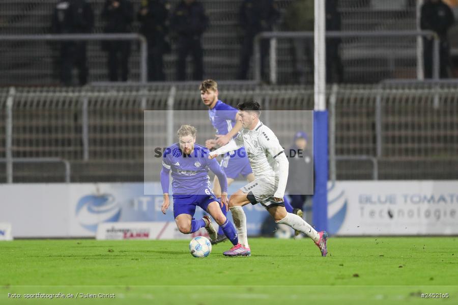 Stadion am Schönbusch, Aschaffenburg, 05.11.2024, sport, action, Fussball, BFV, 13. Spieltag, Regionalliga Bayern, FCE, SVA, FC Eintracht Bamberg, SV Viktoria Aschaffenburg - Bild-ID: 2452165