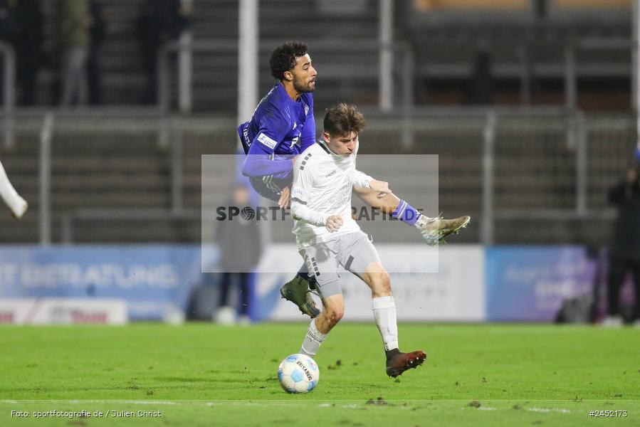 Stadion am Schönbusch, Aschaffenburg, 05.11.2024, sport, action, Fussball, BFV, 13. Spieltag, Regionalliga Bayern, FCE, SVA, FC Eintracht Bamberg, SV Viktoria Aschaffenburg - Bild-ID: 2452173