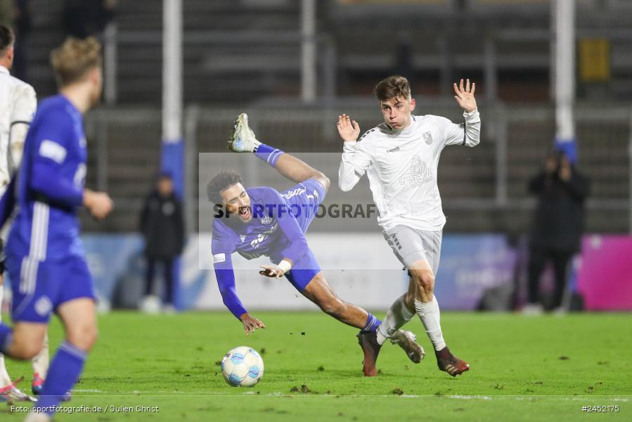 Stadion am Schönbusch, Aschaffenburg, 05.11.2024, sport, action, Fussball, BFV, 13. Spieltag, Regionalliga Bayern, FCE, SVA, FC Eintracht Bamberg, SV Viktoria Aschaffenburg - Bild-ID: 2452175