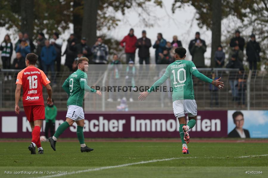 Willy-Sachs-Stadion, Schweinfurt, 09.11.2024, sport, action, Fussball, BFV, 19. Spieltag, Regionalliga Bayern, HAN, FCS, SpVgg Hankofen-Hailing, 1. FC Schweinfurt 1905 - Bild-ID: 2452384