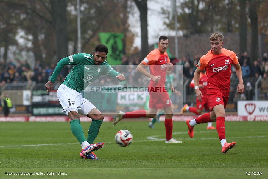 Willy-Sachs-Stadion, Schweinfurt, 09.11.2024, sport, action, Fussball, BFV, 19. Spieltag, Regionalliga Bayern, HAN, FCS, SpVgg Hankofen-Hailing, 1. FC Schweinfurt 1905 - Bild-ID: 2452389