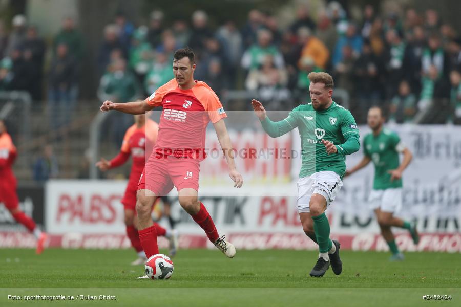 Willy-Sachs-Stadion, Schweinfurt, 09.11.2024, sport, action, Fussball, BFV, 19. Spieltag, Regionalliga Bayern, HAN, FCS, SpVgg Hankofen-Hailing, 1. FC Schweinfurt 1905 - Bild-ID: 2452424