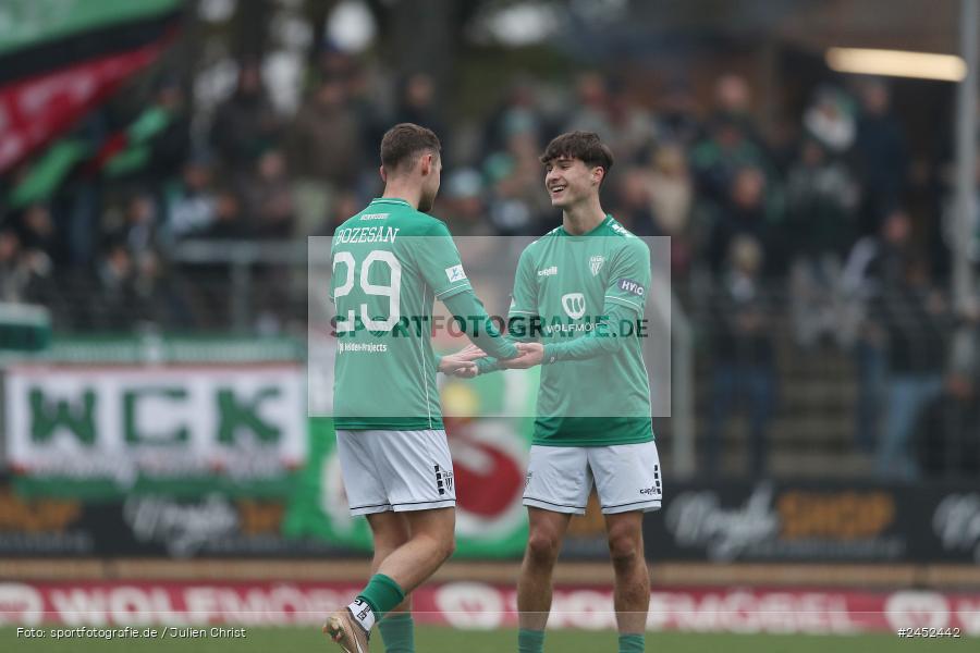 Willy-Sachs-Stadion, Schweinfurt, 09.11.2024, sport, action, Fussball, BFV, 19. Spieltag, Regionalliga Bayern, HAN, FCS, SpVgg Hankofen-Hailing, 1. FC Schweinfurt 1905 - Bild-ID: 2452442