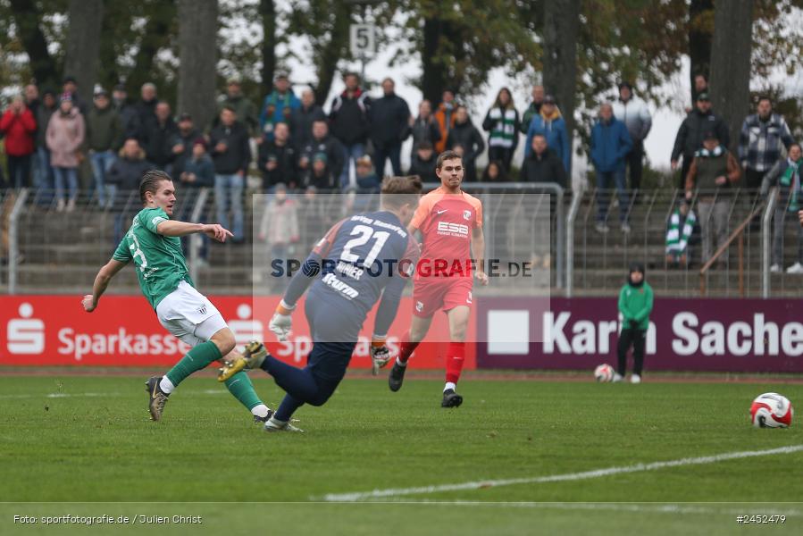 Willy-Sachs-Stadion, Schweinfurt, 09.11.2024, sport, action, Fussball, BFV, 19. Spieltag, Regionalliga Bayern, HAN, FCS, SpVgg Hankofen-Hailing, 1. FC Schweinfurt 1905 - Bild-ID: 2452479