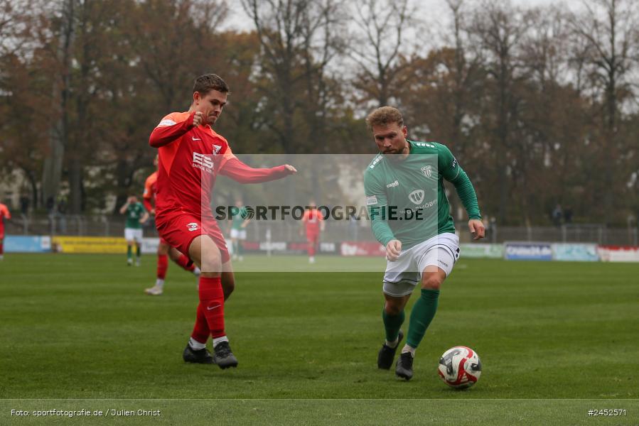 Willy-Sachs-Stadion, Schweinfurt, 09.11.2024, sport, action, Fussball, BFV, 19. Spieltag, Regionalliga Bayern, HAN, FCS, SpVgg Hankofen-Hailing, 1. FC Schweinfurt 1905 - Bild-ID: 2452571