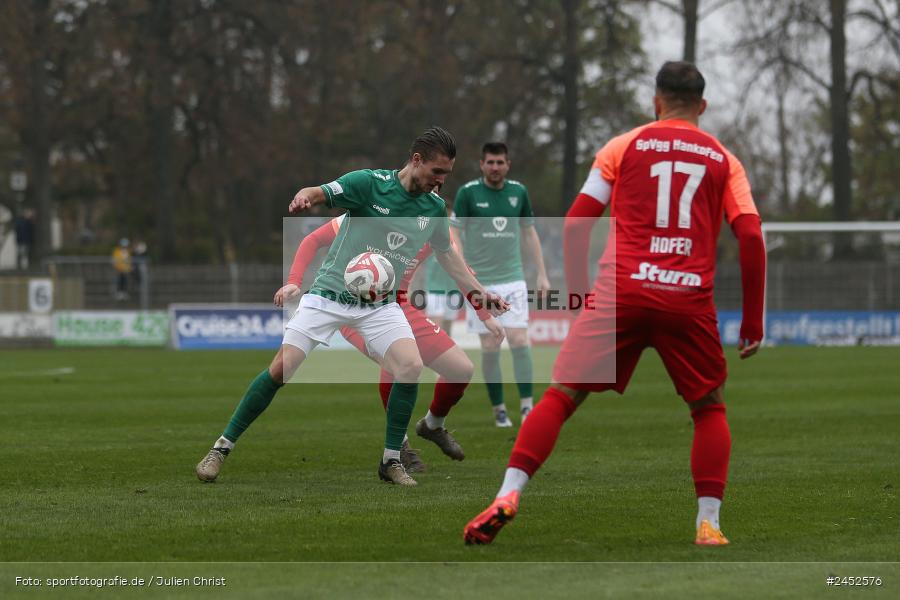 Willy-Sachs-Stadion, Schweinfurt, 09.11.2024, sport, action, Fussball, BFV, 19. Spieltag, Regionalliga Bayern, HAN, FCS, SpVgg Hankofen-Hailing, 1. FC Schweinfurt 1905 - Bild-ID: 2452576