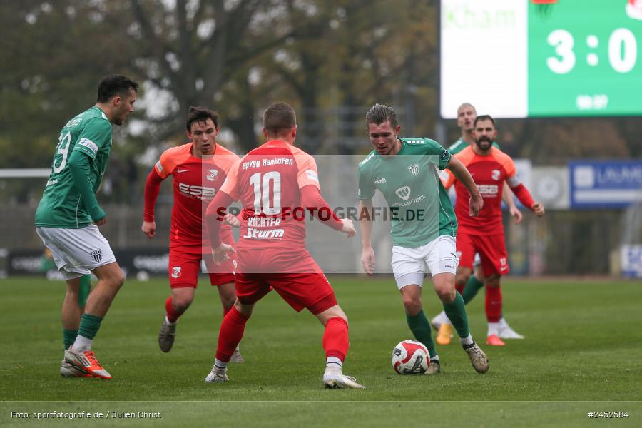 Willy-Sachs-Stadion, Schweinfurt, 09.11.2024, sport, action, Fussball, BFV, 19. Spieltag, Regionalliga Bayern, HAN, FCS, SpVgg Hankofen-Hailing, 1. FC Schweinfurt 1905 - Bild-ID: 2452584 Willy-Sachs-Stadion, Schweinfurt, 09.11.2024, sport, action, Fussball, BFV, 19. Spieltag, Regionalliga Bayern, HAN, FCS, SpVgg Hankofen-Hailing, 1. FC Schweinfurt 1905 - Bild-ID: 2452584