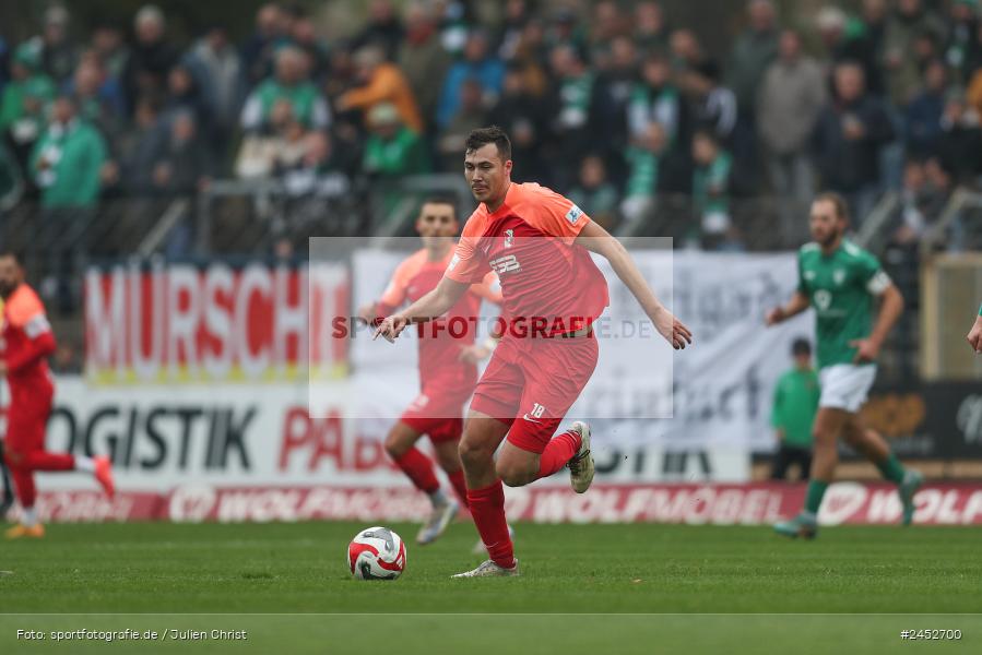 Willy-Sachs-Stadion, Schweinfurt, 09.11.2024, sport, action, Fussball, BFV, 19. Spieltag, Regionalliga Bayern, HAN, FCS, SpVgg Hankofen-Hailing, 1. FC Schweinfurt 1905 - Bild-ID: 2452700