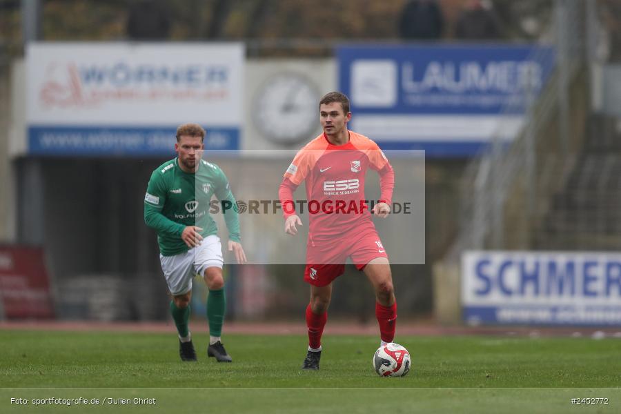 Willy-Sachs-Stadion, Schweinfurt, 09.11.2024, sport, action, Fussball, BFV, 19. Spieltag, Regionalliga Bayern, HAN, FCS, SpVgg Hankofen-Hailing, 1. FC Schweinfurt 1905 - Bild-ID: 2452772