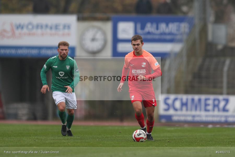 Willy-Sachs-Stadion, Schweinfurt, 09.11.2024, sport, action, Fussball, BFV, 19. Spieltag, Regionalliga Bayern, HAN, FCS, SpVgg Hankofen-Hailing, 1. FC Schweinfurt 1905 - Bild-ID: 2452773