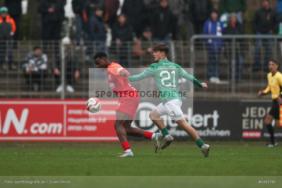 Willy-Sachs-Stadion, Schweinfurt, 09.11.2024, sport, action, Fussball, BFV, 19. Spieltag, Regionalliga Bayern, HAN, FCS, SpVgg Hankofen-Hailing, 1. FC Schweinfurt 1905 - Bild-ID: 2452782